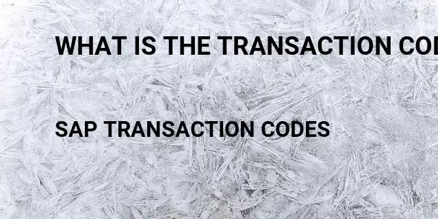 What is the transaction code to display the customer balance in sap Tcode in SAP