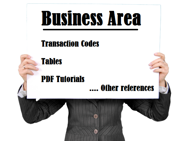 business area assignment in sap